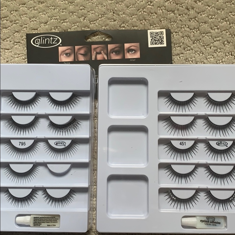 NEW False Lashes, glue and applicator LOT - Picture 3 of 9